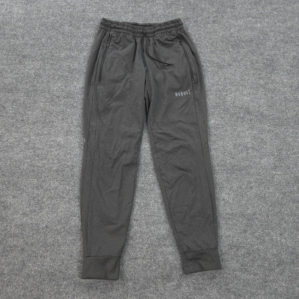 NOBULL Pants Mens S Gray Jogger Knit Stretch Performance Run Gym Training